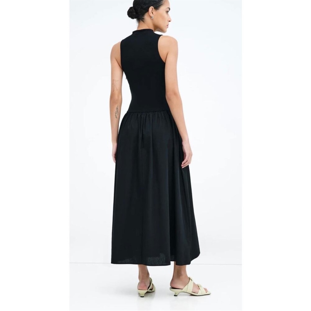 Marcella NYC sustainable european jersey poplin dress Size Small - Picture 3 of 12